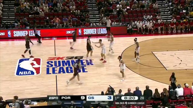 【2025年07月12日】NBA夏季聯(lián)賽:開拓者vs勇士第1節(jié)英文原聲錄像回放