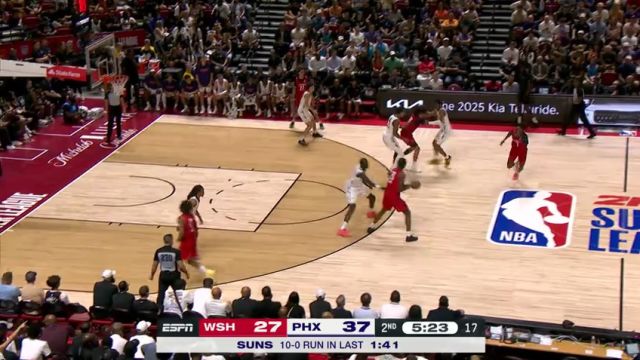 【2025年07月12日】NBA夏季聯(lián)賽：奇才vs太陽(yáng)第2節(jié)中文解說錄像回放