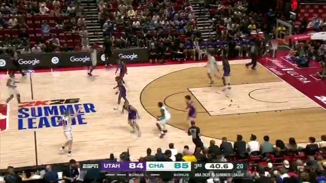 【2025年07月12日】NBA夏季聯(lián)賽:爵士vs黃蜂第3節(jié)中文解說(shuō)錄像回放