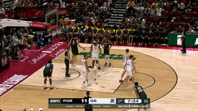 【2025年07月12日】NBA夏季聯(lián)賽:開拓者vs勇士第1節(jié)中文解說錄像回放