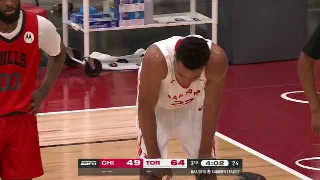 【2025年07月12日】NBA夏季联赛：公牛vs猛龙第3节英文原声录像回放