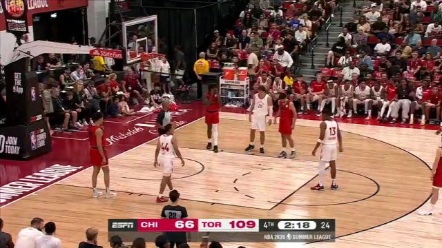 【2025年07月12日】NBA夏季联赛：公牛vs猛龙英文原声全场录像回放