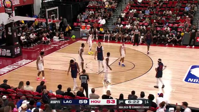 【2025年07月12日】NBA夏季聯(lián)賽：快船vs火箭第3節(jié)中文解說錄像回放