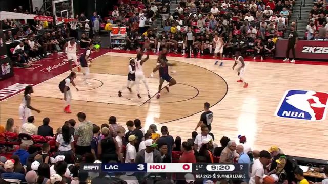 【2025年07月12日】NBA夏季聯(lián)賽：快船vs火箭第1節(jié)中文解說錄像回放