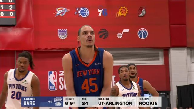 【2025年07月12日】NBA夏季聯(lián)賽:尼克斯vs活塞第4節(jié)英文原聲錄像回放
