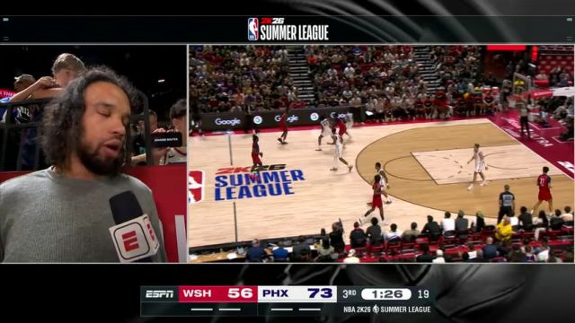 【2025年07月12日】NBA夏季聯(lián)賽：奇才vs太陽(yáng)第3節(jié)中文解說(shuō)錄像回放