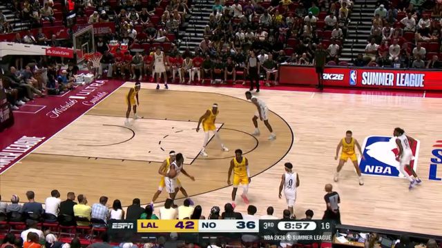 【2025年07月13日】NBA夏季聯(lián)賽：湖人vs鵜鶘英文原聲全場錄像回放