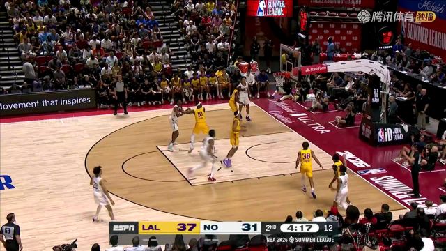 【2025年07月13日】2025/26赛季NBA夏季联赛：湖人 VS 鹈鹕 全场录像回放