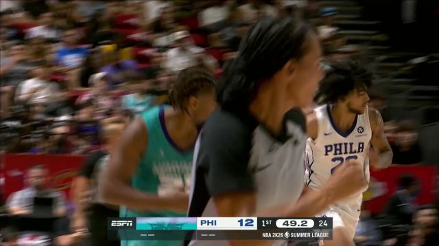 【2025年07月13日 黃蜂vs76人集錦】達(dá)米恩-鮑背后傳球猶如神助 MJ-沃克三分彈無虛發(fā)精準(zhǔn)命中