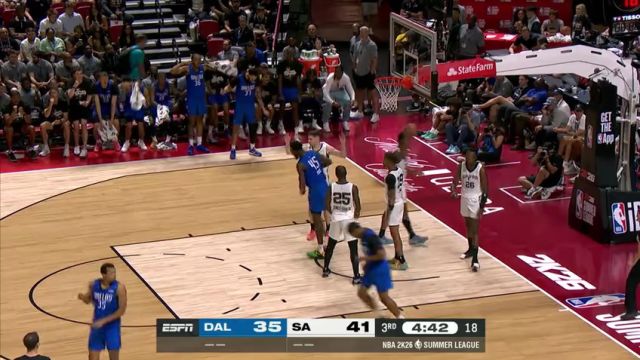 【2025年07月13日】NBA夏季聯(lián)賽：獨(dú)行俠vs馬刺第3節(jié)中文解說(shuō)錄像回放