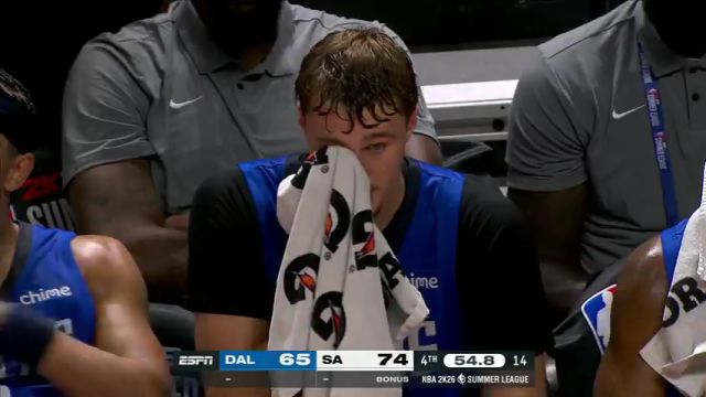 【2025年07月13日】NBA夏季聯(lián)賽：獨(dú)行俠vs馬刺第4節(jié)英文原聲錄像回放