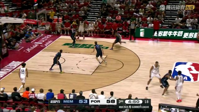 【2025年07月13日】NBA夏季聯(lián)賽：灰熊vs開拓者中文解說(shuō)全場(chǎng)錄像回放