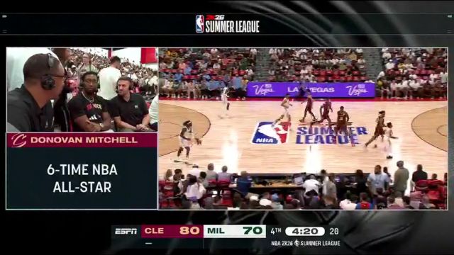 【2025年07月13日】NBA夏季聯(lián)賽:騎士vs雄鹿第4節(jié)中文解說錄像回放