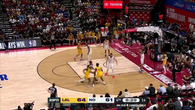 【2025年07月13日】NBA夏季聯(lián)賽：湖人vs鵜鶘第4節(jié)中文解說錄像回放