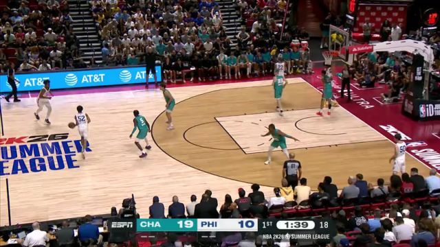 【2025年07月13日】NBA夏季聯(lián)賽：黃蜂vs76人第1節(jié)中文解說錄像回放