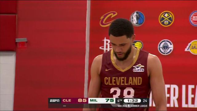 【2025年07月13日】NBA夏季聯(lián)賽:騎士vs雄鹿第4節(jié)英文原聲錄像回放