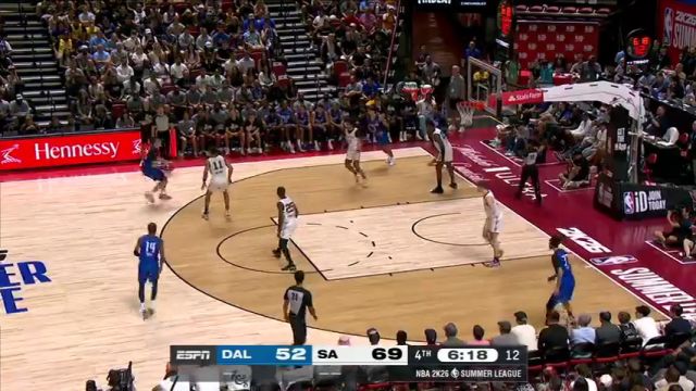 【2025年07月13日】NBA夏季聯(lián)賽：獨行俠vs馬刺英文原聲全場錄像回放