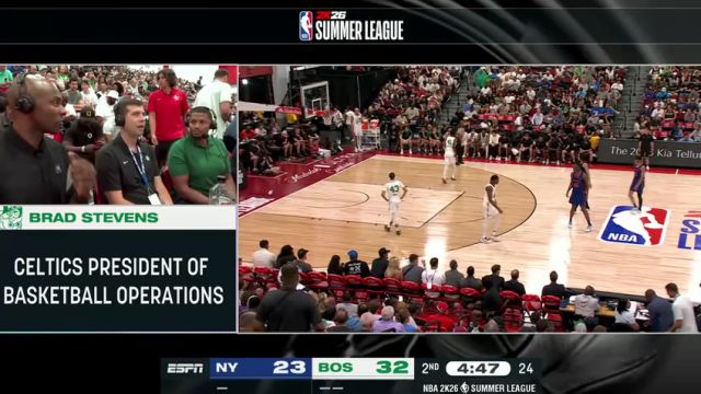 【2025年07月14日】 NBA夏季聯(lián)賽：尼克斯vs凱爾特人第2節(jié)中文解說(shuō)錄像回放