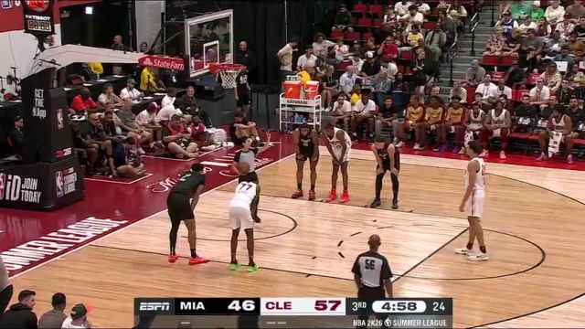 【2025年07月14日】NBA夏季联赛：热火vs骑士英文原声全场录像回放