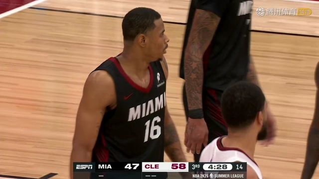 【2025年07月14日】2025/26赛季NBA夏季联赛：热火 VS 骑士 全场录像回放