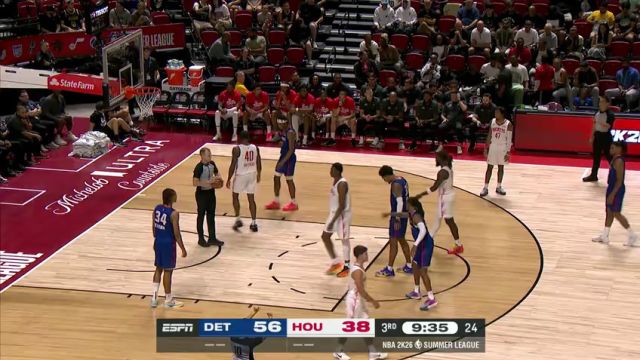 【2025年07月14日】NBA夏季聯(lián)賽：活塞vs火箭第3節(jié)中文解說(shuō)錄像回放