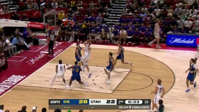 【2025年07月14日】NBA夏季聯(lián)賽：勇士vs爵士第2節(jié)中文解說錄像回放