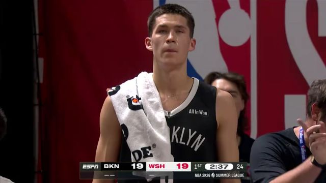 【2025年07月14日】NBA夏季联赛：篮网vs奇才第1节英文原声录像回放