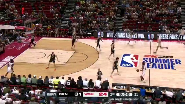 【2025年07月14日】NBA夏季聯(lián)賽：籃網(wǎng)vs奇才第2節(jié)中文解說(shuō)錄像回放