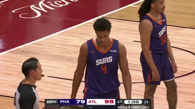 【2025年07月14日】NBA夏季聯(lián)賽：太陽vs老鷹第4節(jié)中文解說錄像回放