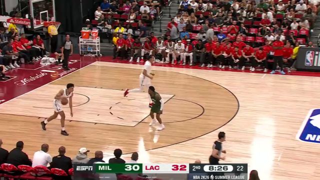 【2025年07月14日】NBA夏季联赛：雄鹿vs快船第2节中文解说录像回放