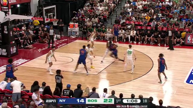【2025年07月14日】 NBA夏季聯(lián)賽：尼克斯vs凱爾特人第1節(jié)中文解說錄像回放