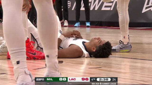 【2025年07月14日】NBA夏季联赛：雄鹿vs快船第4节英文原声录像回放