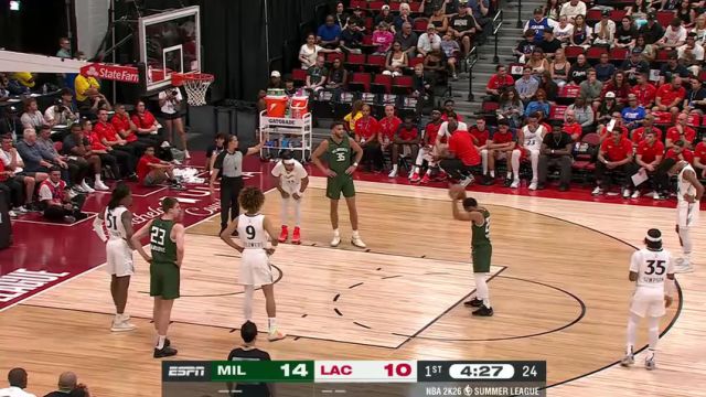 【2025年07月14日】NBA夏季聯(lián)賽：雄鹿vs快船第1節(jié)中文解說錄像回放