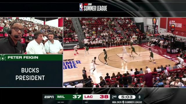 【2025年07月14日】NBA夏季聯(lián)賽：雄鹿vs快船中文解說全場錄像回放
