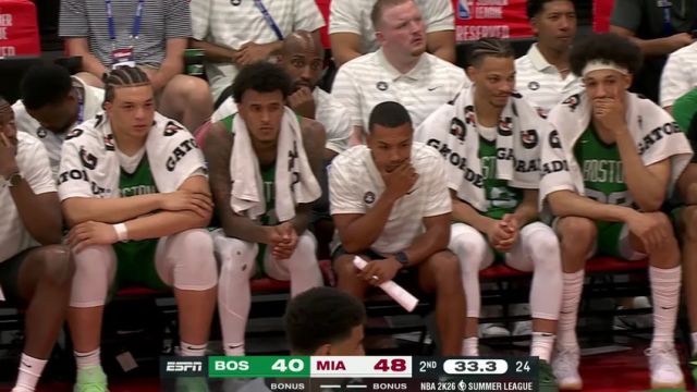 【2025年07月15日】NBA夏季联赛：凯尔特人vs热火第2节英文原声录像回放