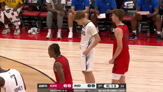【2025年07月15日】 NBA夏季聯(lián)賽：公牛vs步行者第3節(jié)中文解說錄像回放