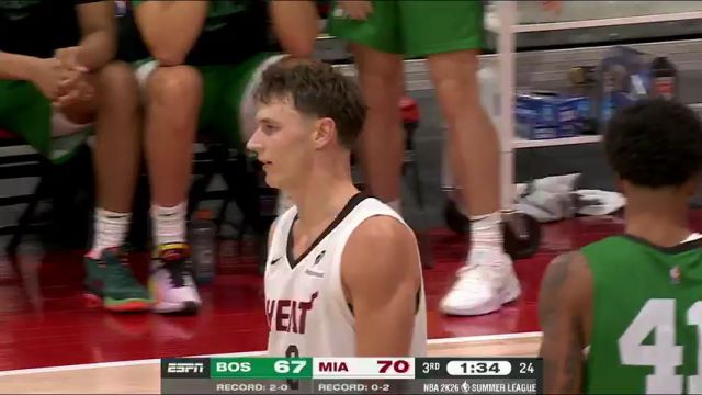 【2025年07月15日】NBA夏季联赛:凯尔特人vs热火第3节中文解说录像回放