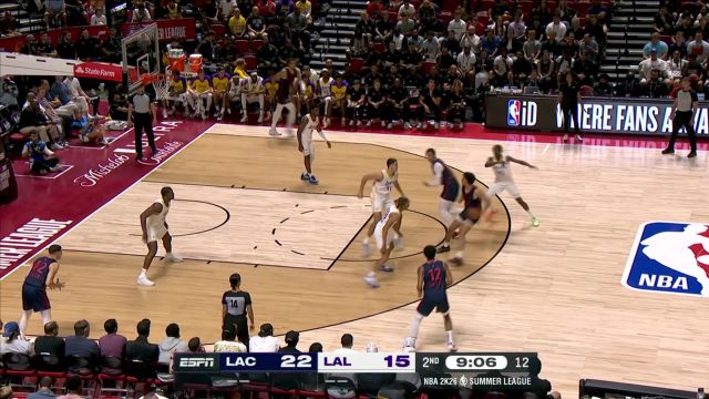 【2025年07月15日 快船vs湖人集锦】快船67-58湖人 米勒19+7快船四人上双击败湖人拿下夏联三连胜
