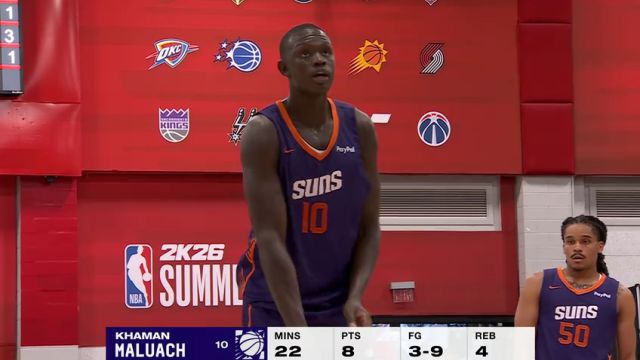 【2025年07月15日】NBA夏季联赛：太阳vs国王第4节英文原声录像回放