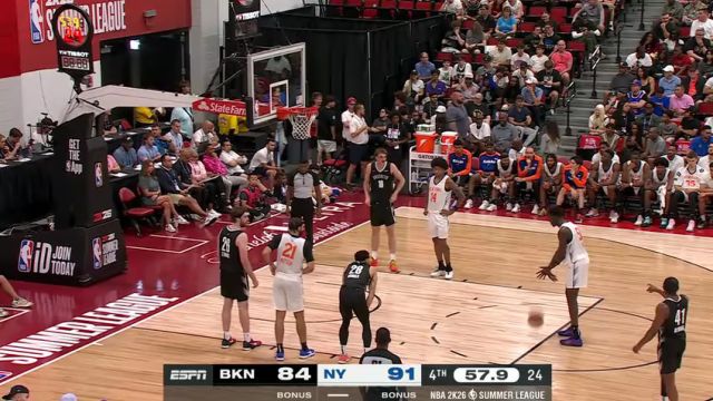 【2025年07月16日】NBA夏季聯(lián)賽：籃網(wǎng)vs尼克斯英文原聲全場錄像回放