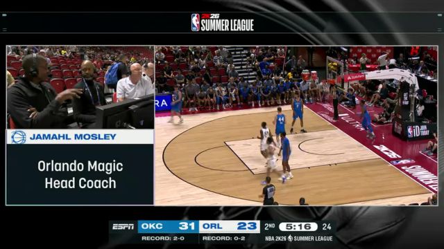 【2025年07月16日】NBA夏季聯(lián)賽：雷霆vs魔術(shù)第2節(jié)中文解說(shuō)錄像回放
