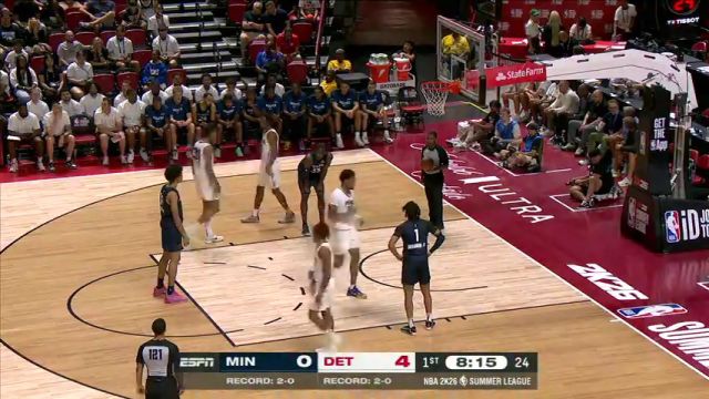 【2025年07月16日】NBA夏季联赛：森林狼vs活塞第1节中文解说录像回放
