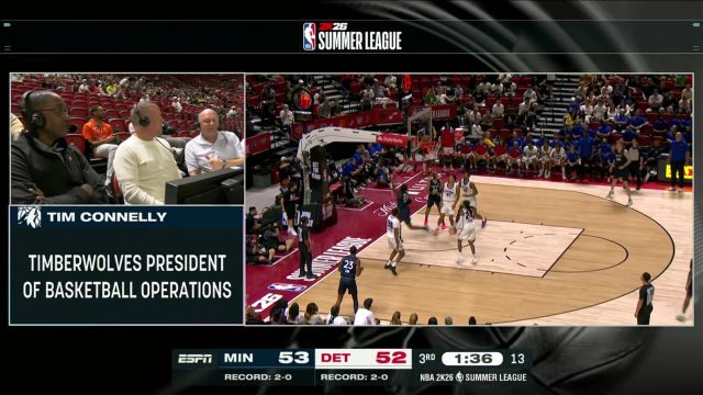 【2025年07月16日 森林狼vs活塞集錦】米勒vs活塞集錦 內(nèi)線翻江倒海輕取20+8末節(jié)獨(dú)砍12分