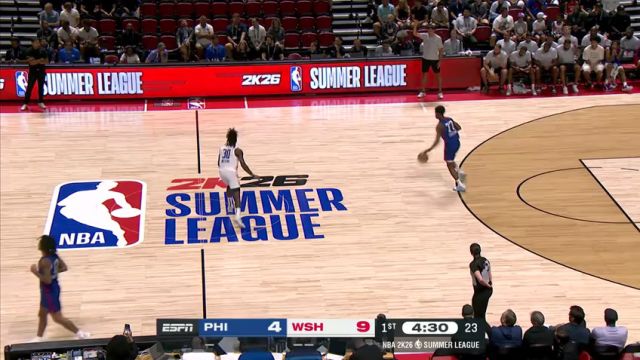 【2025年07月16日】NBA夏季联赛：76人vs奇才第1节英文原声录像回放