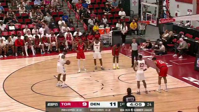 【2025年07月16日】NBA夏季聯(lián)賽：猛龍vs掘金第1節(jié)英文原聲錄像回放