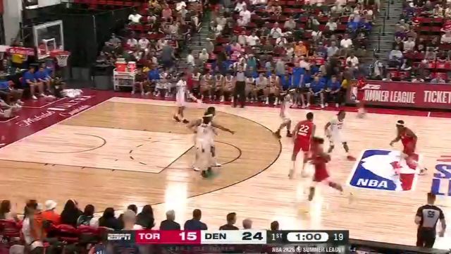 【2025年07月16日】NBA夏季联赛：猛龙vs掘金英文原声全场录像回放