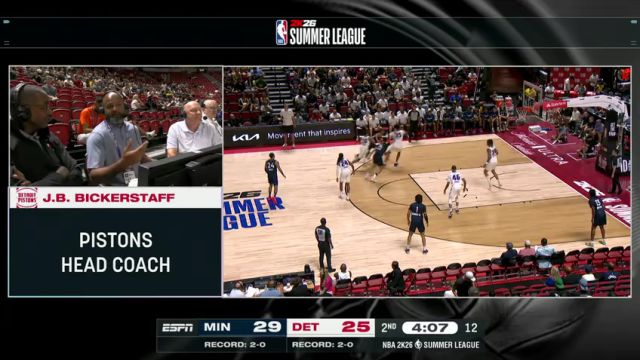 【2025年07月16日】NBA夏季联赛：森林狼vs活塞英文原声全场录像回放