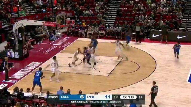 【2025年07月17日】 NBA夏季联赛：独行侠vs76人第1节中文解说录像回放