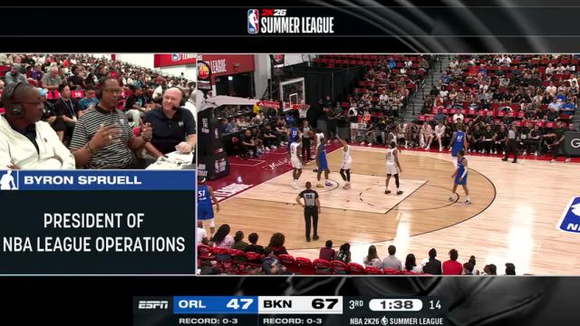 【2025年07月17日】NBA夏季联赛：魔术vs篮网第3节英文原声录像回放
