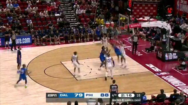【2025年07月17日】 NBA夏季聯(lián)賽：獨(dú)行俠vs76人第4節(jié)英文原聲錄像回放